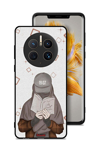 Tolwak غطاء حماية لهاتف هواوي ميت 50 برو - فتاة تقرأ الفن