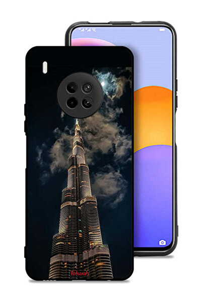 Tolwak Huawei Y9a Protective Case Cover Burj Khalifa In Night