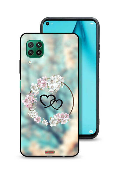 Tolwak غطاء حماية لهاتف هواوي بي 40 لايت 4G برسومات قلوب في خاتم