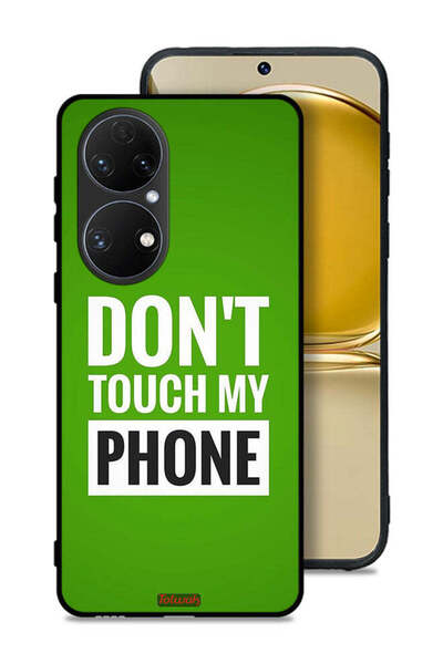 Tolwak Huawei P50 Protective Case Cover Do Not Touch My Phone