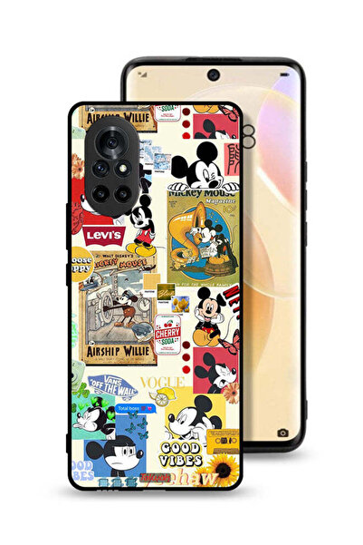 Tolwak غطاء حماية لهاتف هواوي نوفا 8 مع ملصقات ورسومات سعيدة