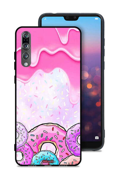 Tolwak Huawei P20 Pro Protective Case Cover Donut Colors