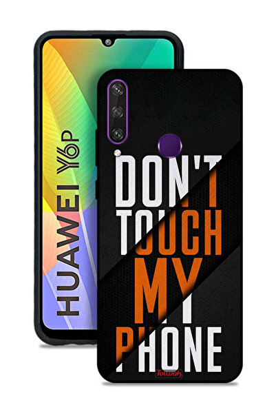 Tolwak Huawei Y6p Protective Case Cover Do Not Touch My Phone