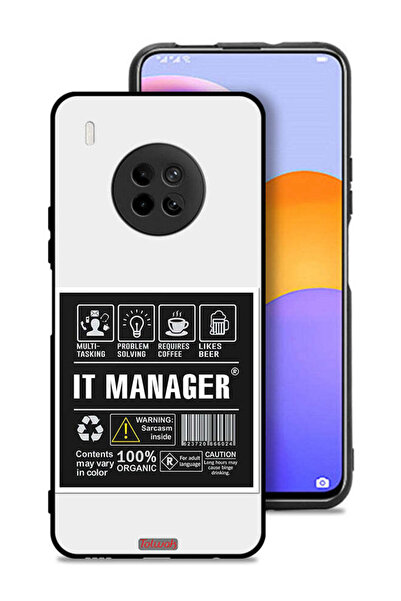 Tolwak غطاء حماية لهاتف Huawei Y9a - ملصق مدير تكنولوجيا المعلومات