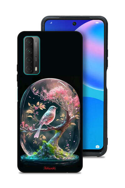 Tolwak غطاء حماية هواوي بي سمارت (2021) بتصميم طائر في جرة