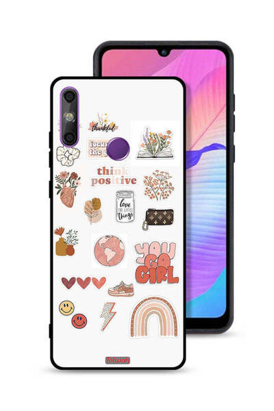 Tolwak غطاء حماية لهاتف هواوي إنجوي 20e - You Go Girl