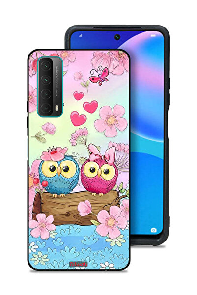 Tolwak غطاء حماية لهاتف هواوي بي سمارت (2021) برسومات بومة لطيفة