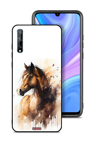 Tolwak غطاء حماية لهاتف هواوي بي سمارت إس بتصميم حصان تجريدي