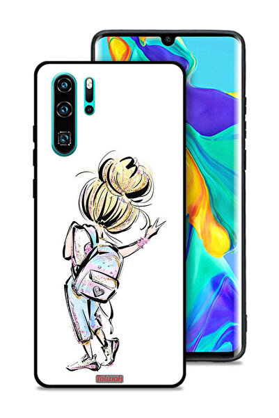 Tolwak غطاء حماية لهاتف هواوي P30 برو بتصميم فتاة العودة إلى المدرسة