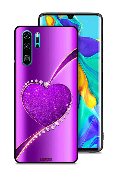 Tolwak غطاء حماية لهاتف هواوي P30 Pro بتصميم قلب لامع