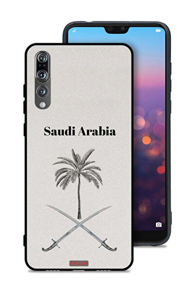 Tolwak غطاء حماية لهاتف هواوي بي 20 برو - لوحة فنية لعلامة المملكة العربية ال...