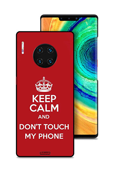 Tolwak غطاء حماية لهاتف هواوي ميت 30 برو - حافظ على هدوئك ولا تلمس هاتفي