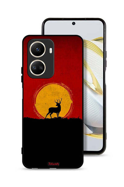 Tolwak غطاء حماية لهاتف هواوي نوفا 10 SE بتصميم غزال وقمر