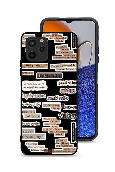 Tolwak غطاء حماية لهاتف هواوي نوفا Y61 بملصقات اقتباسات جميلة