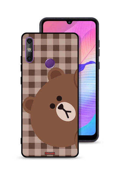 Tolwak غطاء حماية على شكل دب لهاتف هواوي إنجوي 20e