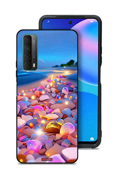 Tolwak غطاء حماية لهاتف هواوي بي سمارت (2021) بنقشة أحجار فنية