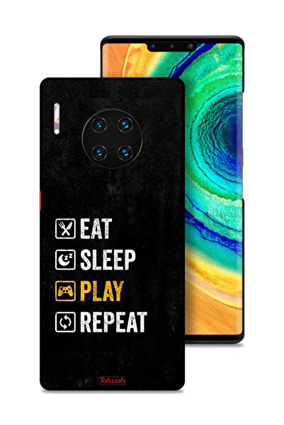 Tolwak غطاء حماية لهاتف هواوي ميت 30 إي برو 5G، تناول الطعام، النوم، اللعب، ا...