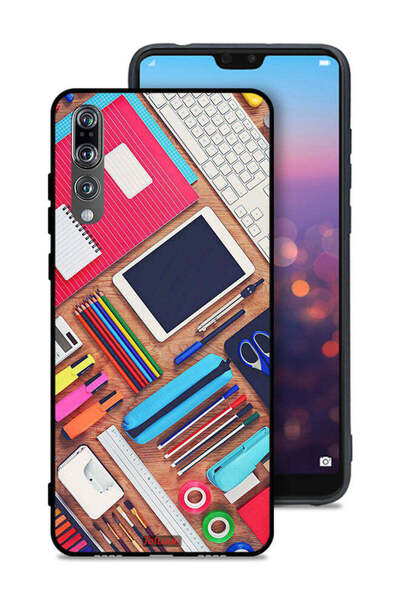 Tolwak غطاء حماية لهاتف هواوي P20 Pro بتصميم فتاة هواية مكتبية