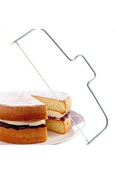 Mena Rise Diyar-Ifırsatshop Practical Easy Cake Cake Slicer Divider Wire Cutting Tool Apparatus 1017157