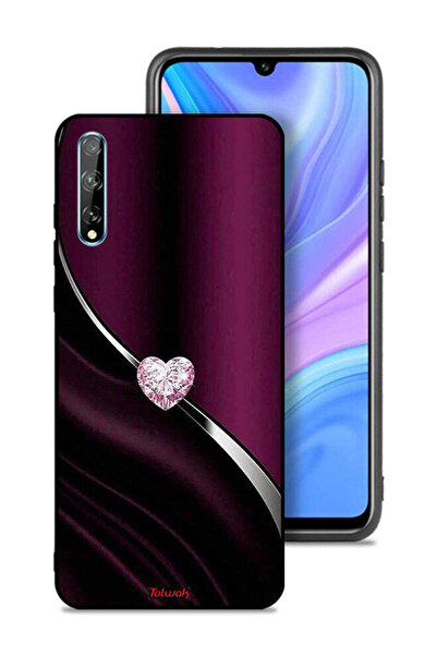 Tolwak غطاء حماية لهاتف هواوي بي سمارت إس بتصميم قلب ماسي