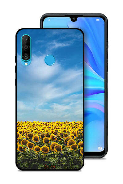 Tolwak غطاء حماية لهاتف هواوي بي 30 لايت - عباد الشمس تحت السماء