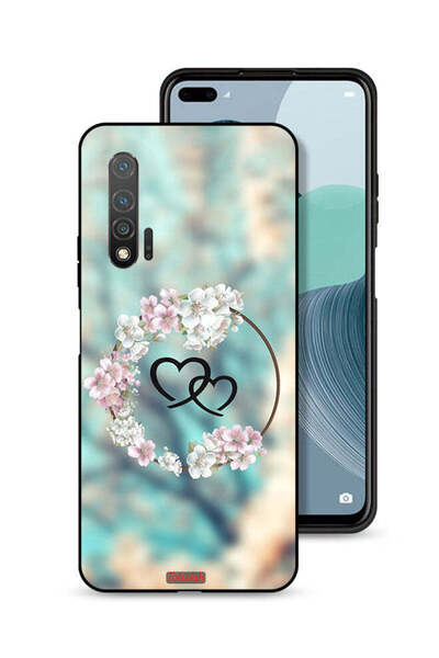 Tolwak غطاء حماية لهاتف هواوي نوفا 6 بتصميم قلوب في خاتم
