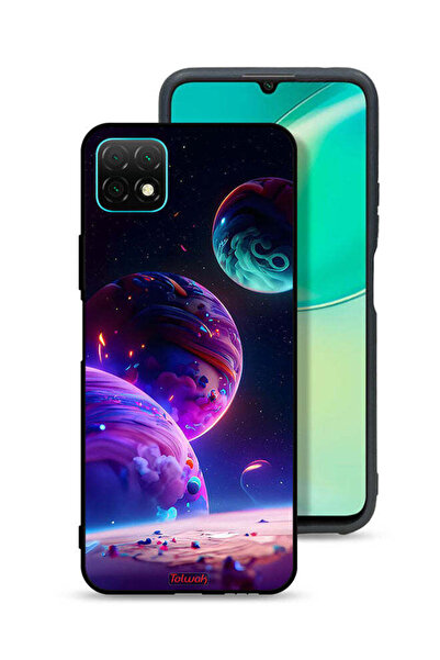Tolwak غطاء حماية لهاتف هواوي نوفا Y60 بنمط كوكبي