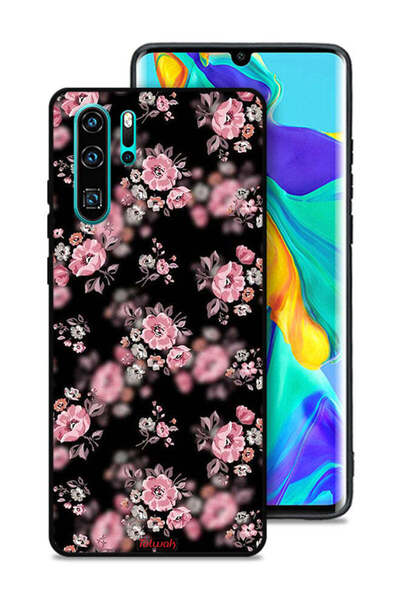 Tolwak غطاء حماية لهاتف هواوي بي 30 برو بنقشة زهور