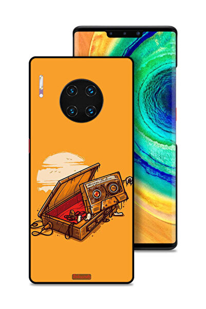 Tolwak غطاء حماية لهاتف هواوي ميت 30 إي برو 5G، تصميم فني لشريط الكاسيت والشر...