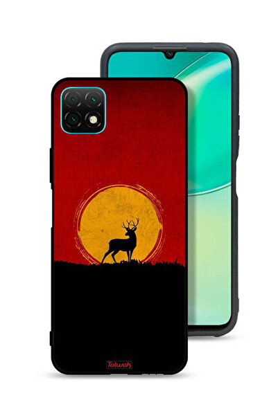 Tolwak Huawei nova Y60 Protective Case Cover Deer And Moon Artwork