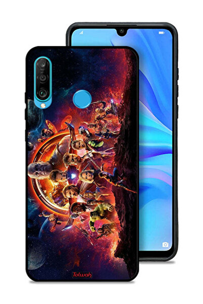 Tolwak غطاء حماية لهاتف هواوي نوفا 4e بتصميم أفينجرز