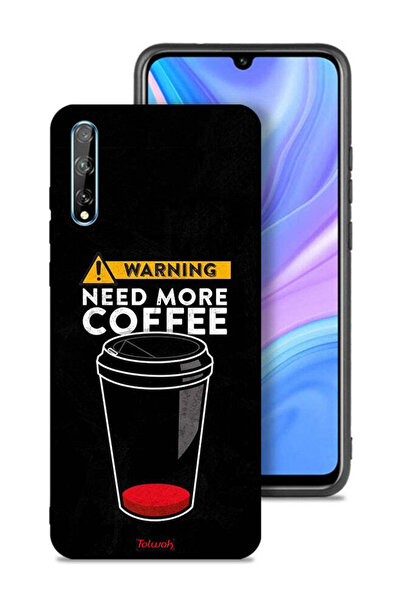 Tolwak غطاء حماية لهاتف هواوي بي سمارت إس - بحاجة لمزيد من القهوة