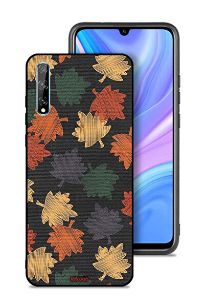 Tolwak غطاء حماية لهاتف هواوي بي سمارت إس برسومات أوراق الخريف