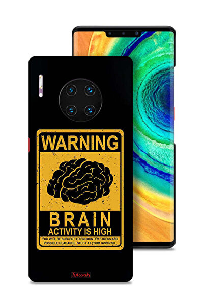 Tolwak غطاء حماية لهاتف Huawei Mate 30E Pro 5G تحذير من ارتفاع نشاط الدماغ