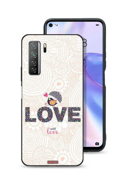 Tolwak غطاء حماية لهاتف هواوي P40 لايت 5G - حب وحب