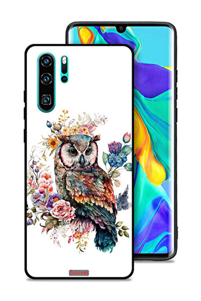 Tolwak غطاء حماية لهاتف هواوي P30 Pro بتصميم بومة فنية تجريدية