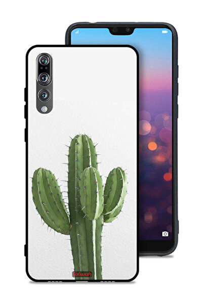 Tolwak Huawei P20 Pro Protective Case Cover Cactus Plant
