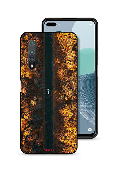Tolwak غطاء حماية لهاتف هواوي نوفا 6 - طريق في أشجار الخريف
