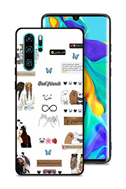 Tolwak غطاء حماية لهاتف هواوي بي 30 برو مع اقتباسات وملصقات باللغة العربية