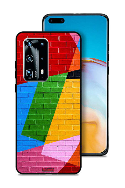 Tolwak غطاء حماية لهاتف هواوي بي 40 برو بلس 5G برسومات جدارية ملونة