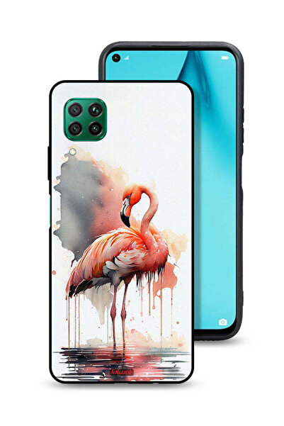 Tolwak غطاء حماية لهاتف هواوي P40 لايت 4G برسومات ألوان مائية استوائية