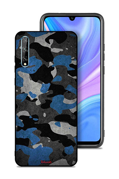Tolwak غطاء حماية لهاتف هواوي بي سمارت إس بنمط مموه