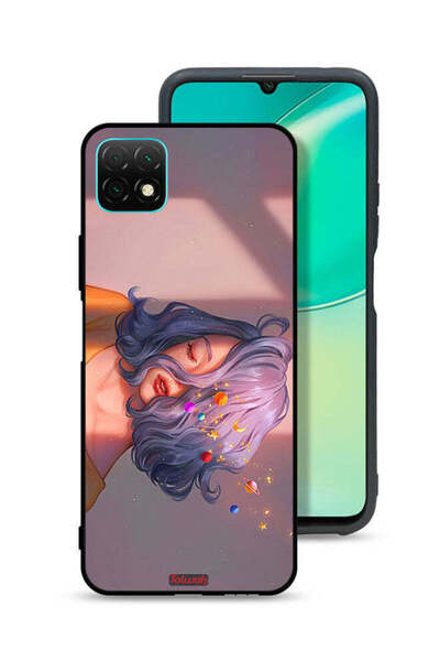 Tolwak Huawei nova Y60 Protective Case Cover Girl And Space Art