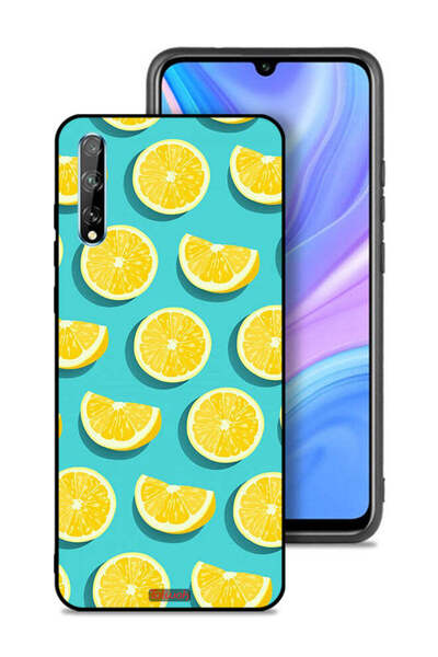 Tolwak غطاء حماية لهاتف هواوي بي سمارت إس بنمط برتقالي