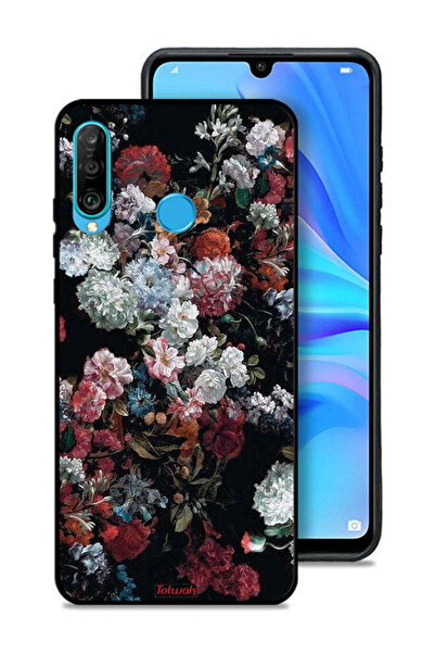 Tolwak غطاء حماية لهاتف هواوي نوفا 4e بنقشة ورود عتيقة