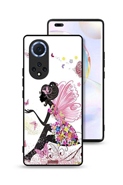 Tolwak غطاء حماية لهاتف Honor 50 Pro بتصميم فتاة الفراشة