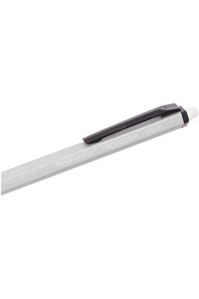 Mena Rise Sirinshop Office Hexagonr Mechanical Pencil Silver 0.5 mm 1108107
