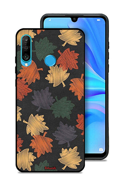Tolwak غطاء حماية لهاتف هواوي نوفا 4e برسومات أوراق الخريف