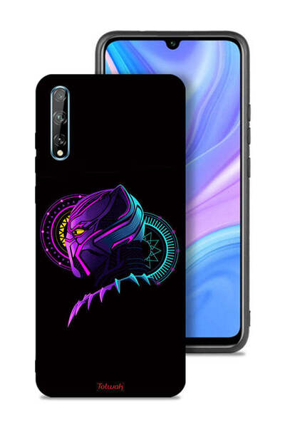 Tolwak غطاء حماية لهاتف هواوي بي سمارت إس، رسم فني رقمي بسيط عالي الدقة