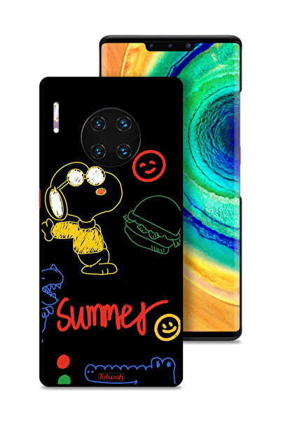 Tolwak غطاء حماية لهاتف هواوي ميت 30 إي برو 5G، ملصق صيفي